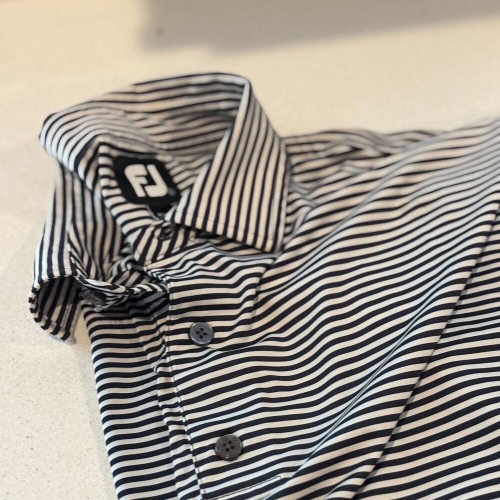 FootJoy Men's Striped Golf Polo